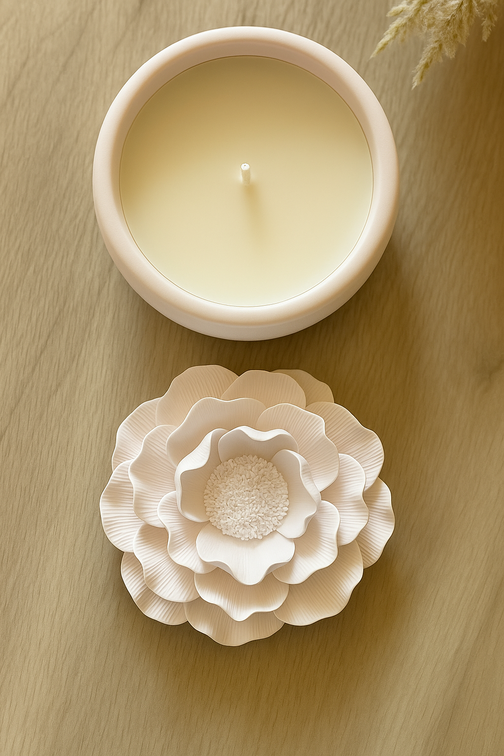 A Whisper of Camelia Tall Candle Jar