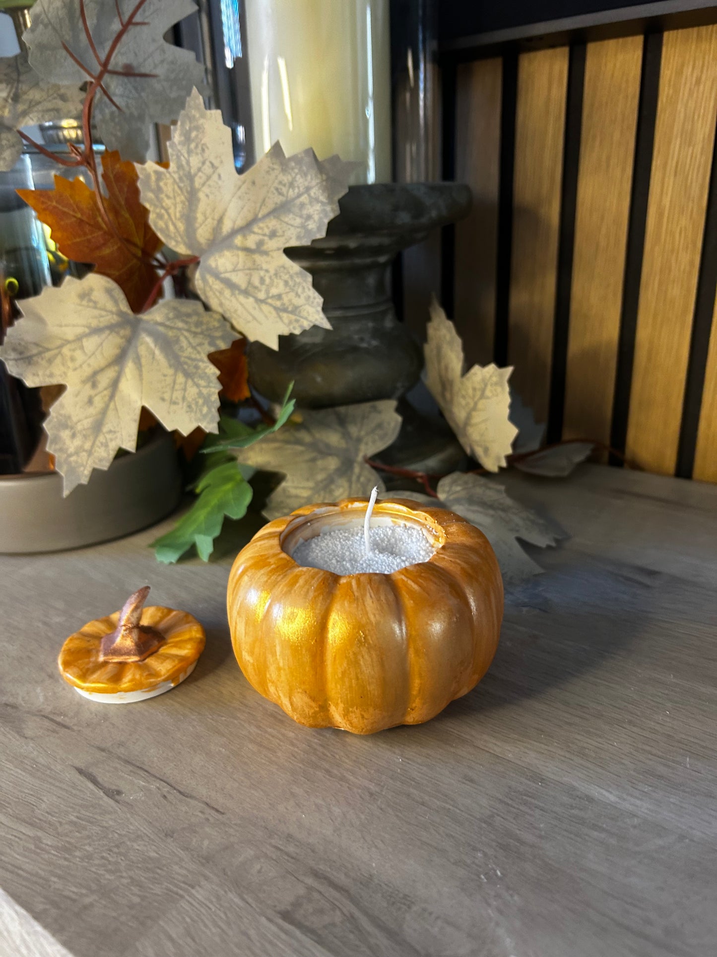 Pumpkin Candle Jars
