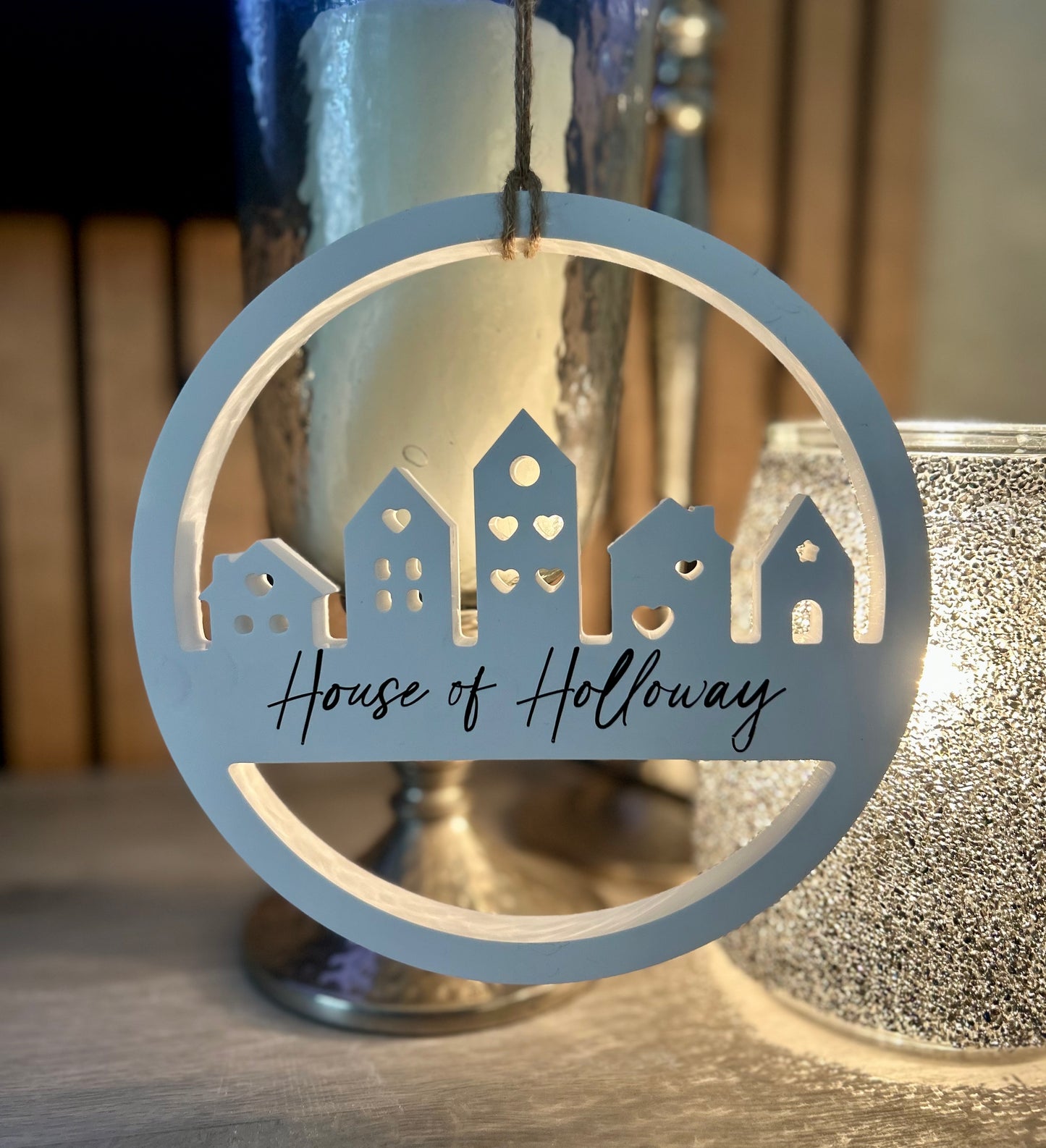 Customisable Home or Family Wall Hanging ‘Home is where the Heart is’