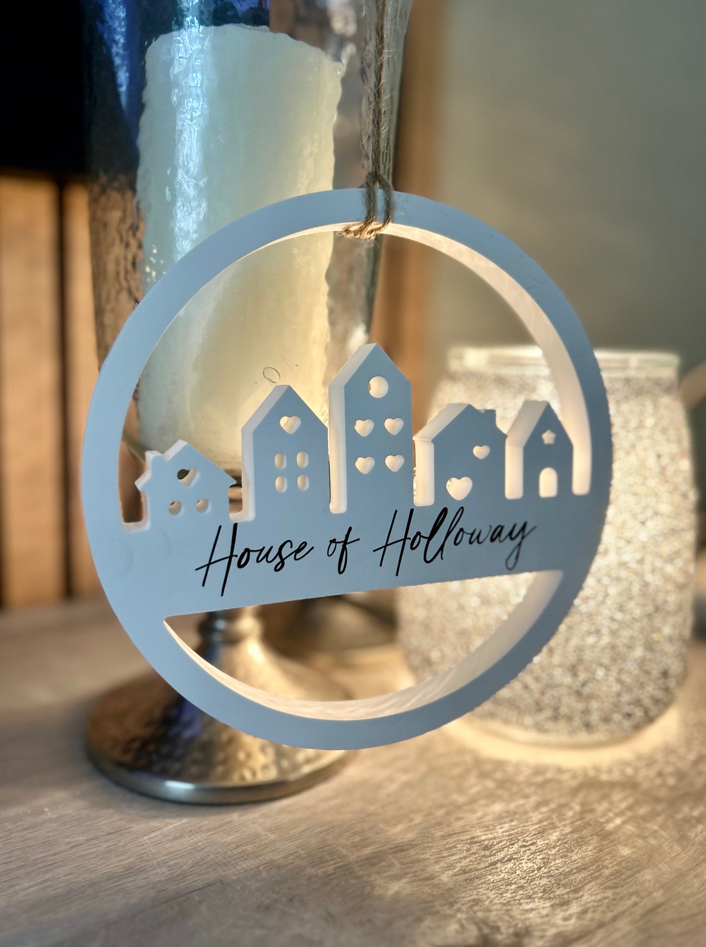 Customisable Home or Family Wall Hanging ‘Home is where the Heart is’