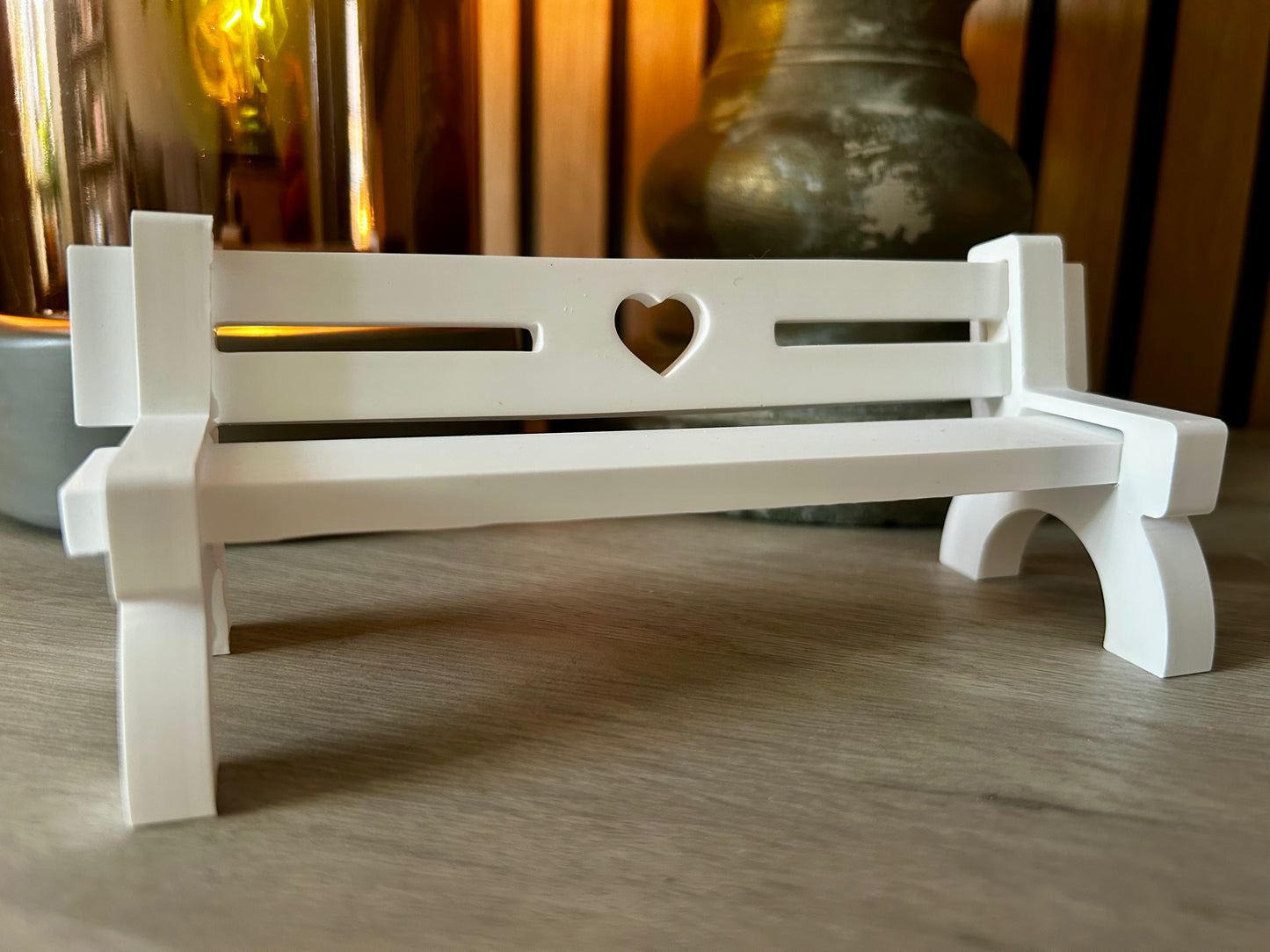 ‘Rest’ Ceramic Stone Bench Ornament