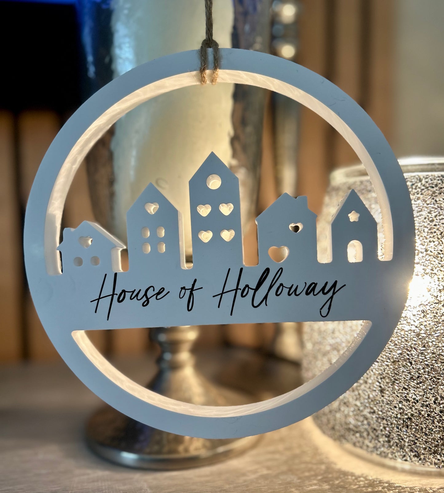 Customisable Home or Family Wall Hanging ‘Home is where the Heart is’