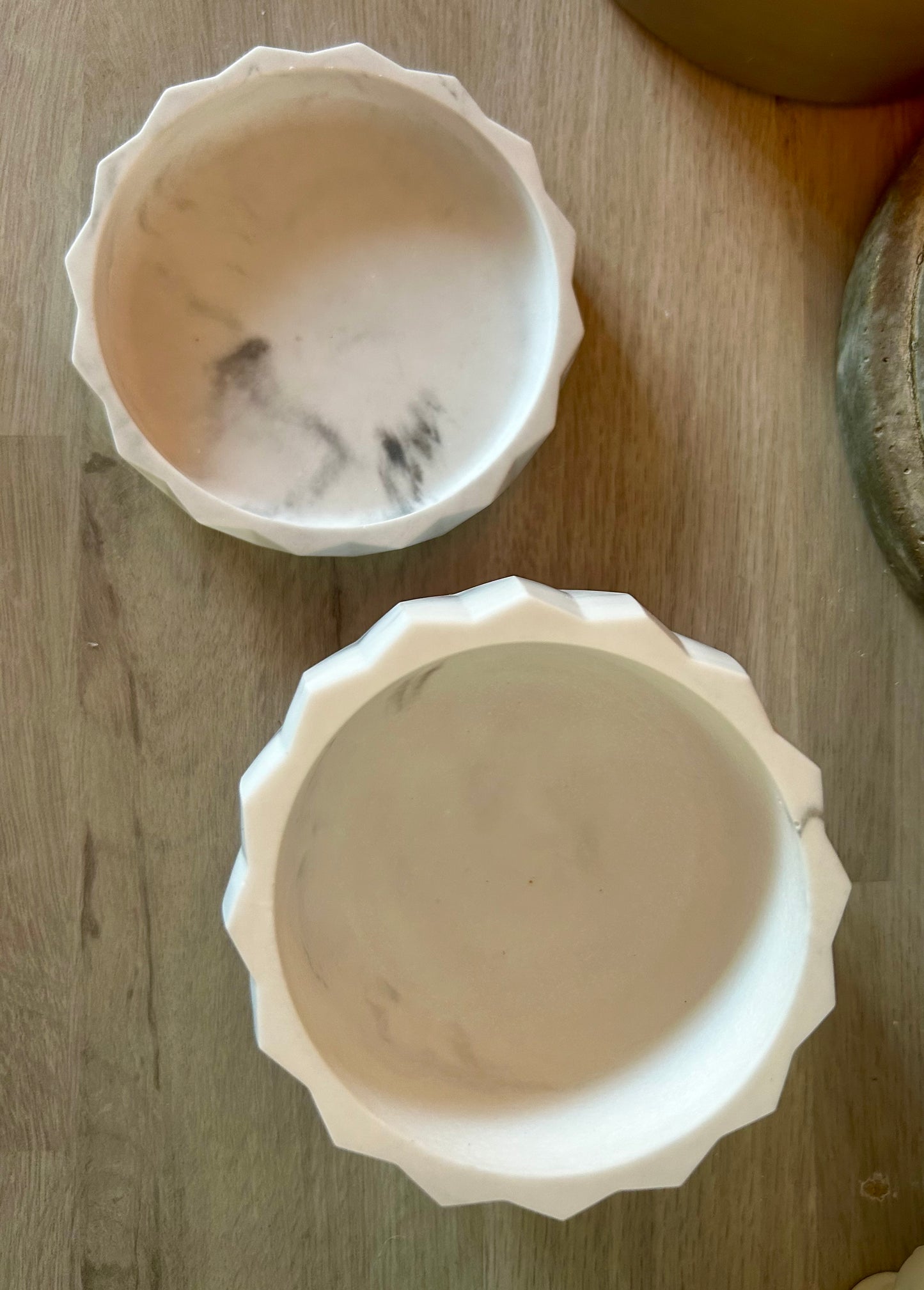 Geo Decorative Planter with Tray
