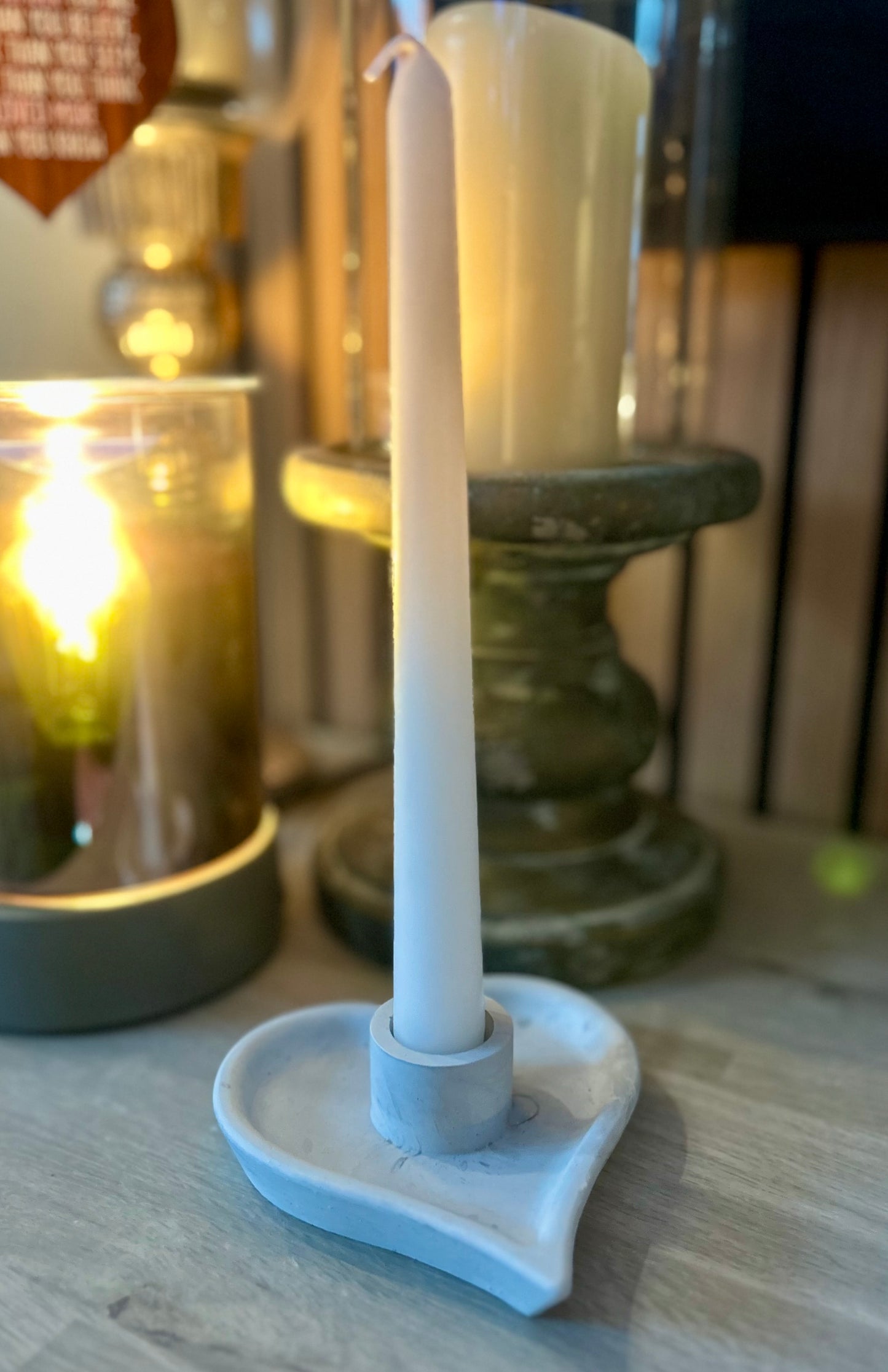 Heart Shaped Candle Holder