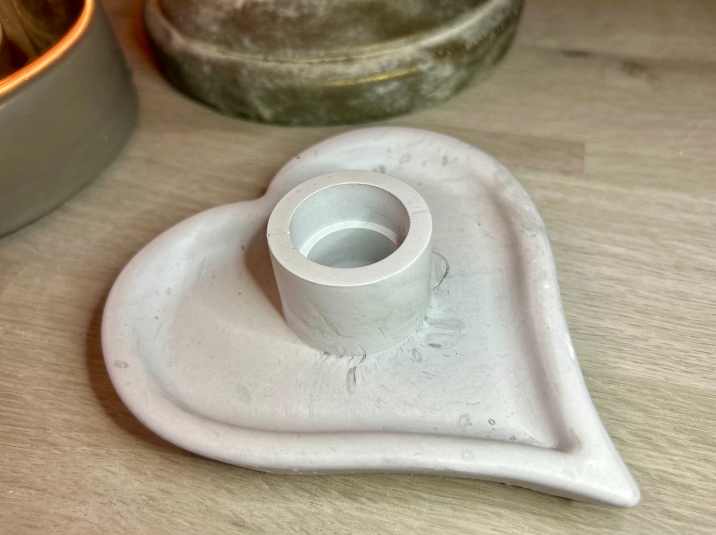 Heart Shaped Candle Holder