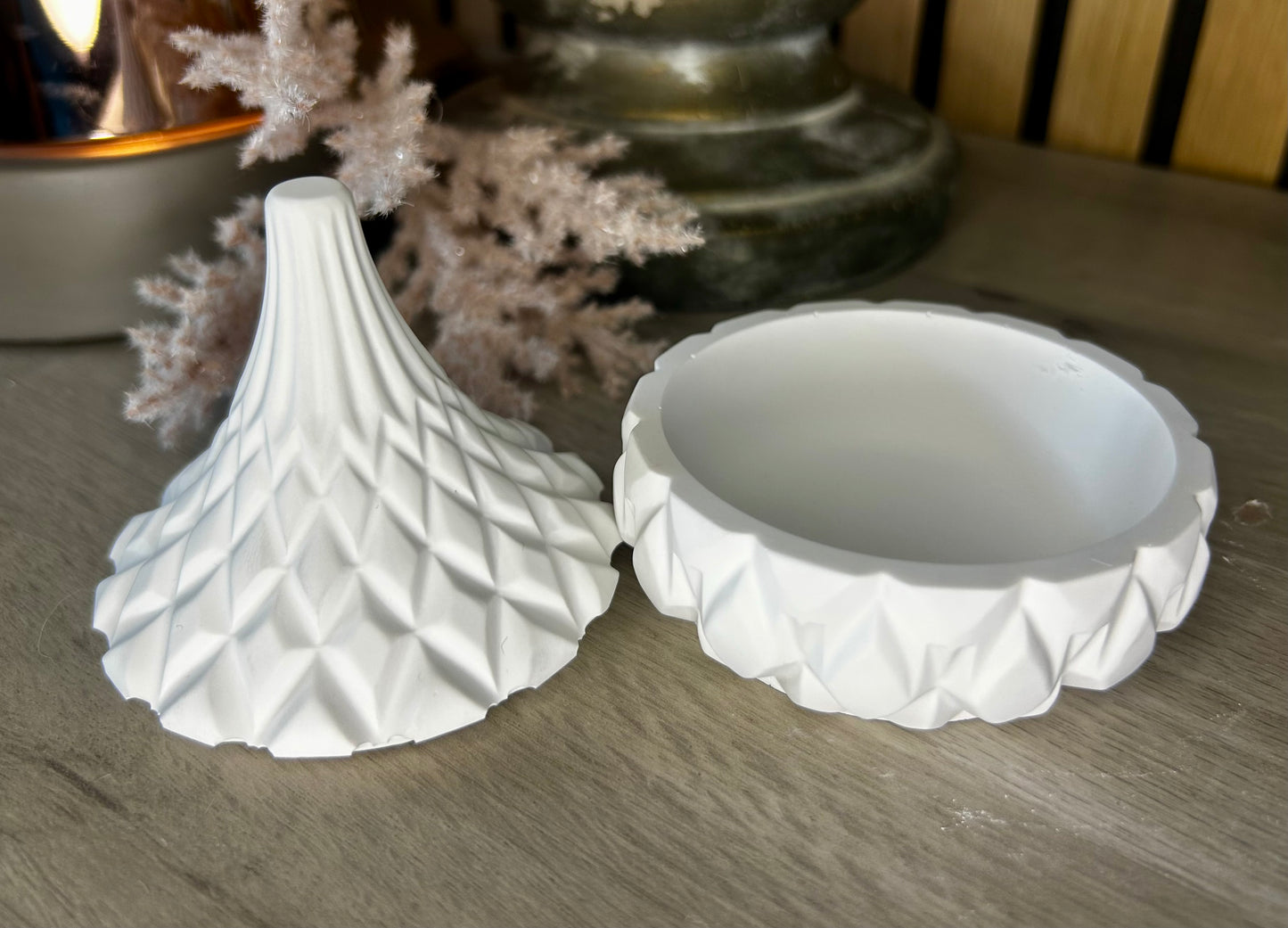 Geometric Ceramic Stone Trinket Dish jewellery tray