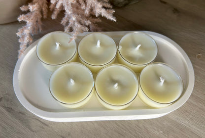 Set of 6 Scented Soy Wax Tealights