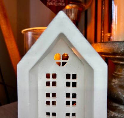 Large House Candle tealight holder