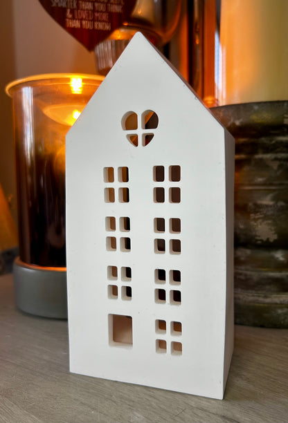 Large House Candle tealight holder