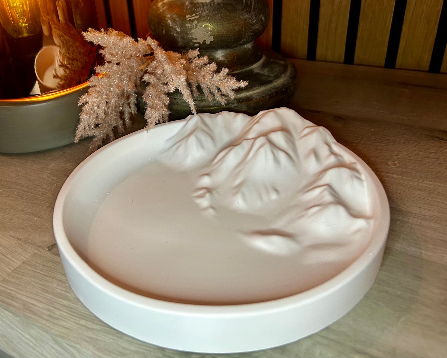 Mountain Landscape Tray - Nature Inspired Minimalism